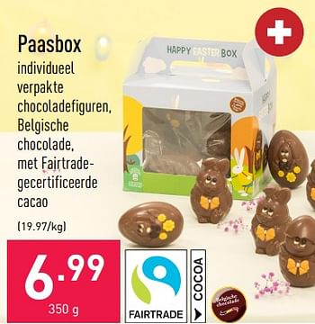 Promoties Paasbox - Huismerk - Aldi - Geldig van 17/03/2023 tot 24/03/2023 bij Aldi