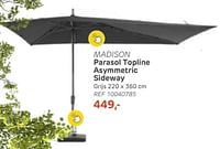 Madison parasol topline asymmetric sideway-Madison