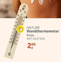 Nature wandthermometer
