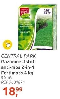 Central park gazonmeststof anti-mos 2-in-1 fertimoss-Central Park