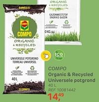 Compo organic + recycled universele potgrond-Compo