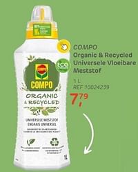 Compo organic + recycled universele vloeibare meststof-Compo