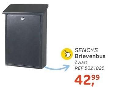 paars kraan plan Sencys brievenbus - Sencys - Brico - Promoties.be