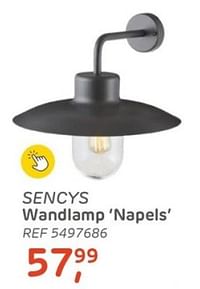 Sencys wandlamp napels-Sencys