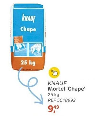 Promoties Knauf mortel chape - Knauf - Geldig van 02/03/2023 tot 31/12/2023 bij Brico