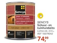 Sencys schuur- en tuinhuisbeits-Sencys