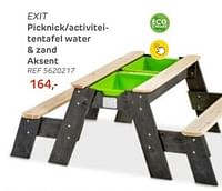 Exit picknick-activiteitentafel water + zand aksent-Exit