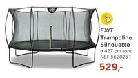 Exit trampoline silhouette-Exit