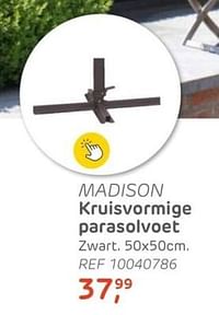 Madison kruisvormige parasolvoet-Madison