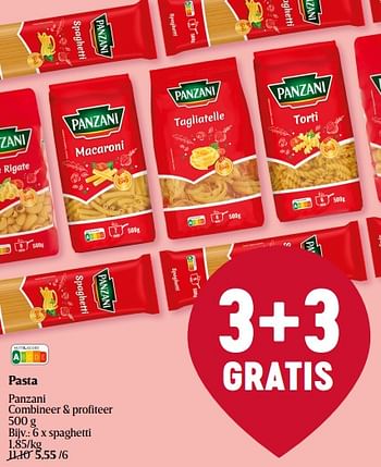 Promoties Spaghetti - Panzani - Geldig van 09/03/2023 tot 15/03/2023 bij Delhaize