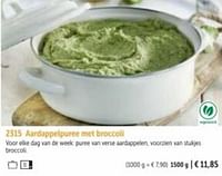Aardappelpuree met broccoli-Huismerk - Bofrost