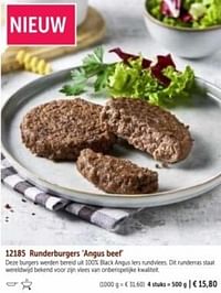 Runderburgers angus beef-Huismerk - Bofrost