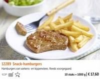Snack-hamburgers-Huismerk - Bofrost