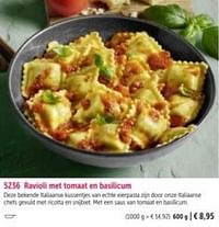Ravioli met tomaat en basilicum-Huismerk - Bofrost