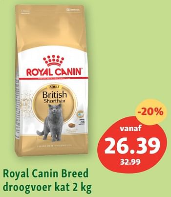 Promoties Royal canin breed droogvoer kat - Royal Canin - Geldig van 20/03/2023 tot 25/03/2023 bij Maxi Zoo