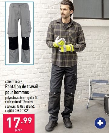 Aldi pantalon de discount travail