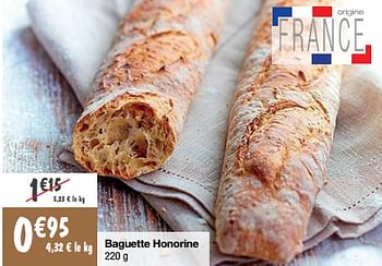 Promotions Baguette honorine - Produit Maison - Migros - Valide de 07/03/2023 à 12/03/2023 chez Migros