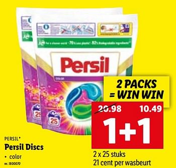 Promotions Persil discs - Persil - Valide de 15/03/2023 à 21/03/2023 chez Lidl