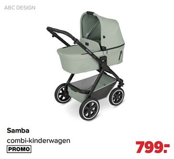Promoties Abc design samba combi-kinderwagen - ABC Design - Geldig van 06/03/2023 tot 01/04/2023 bij Baby-Dump