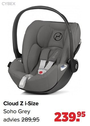 Promoties Cybex cloud z i-size soho grey - Cybex - Geldig van 06/03/2023 tot 01/04/2023 bij Baby-Dump