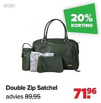 Isoki double zip satchel-Isoki