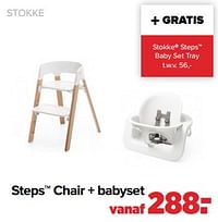 Stokke steps chair + babyset-Stokke