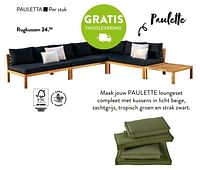 Pauletta rugkussen-Huismerk - Casa