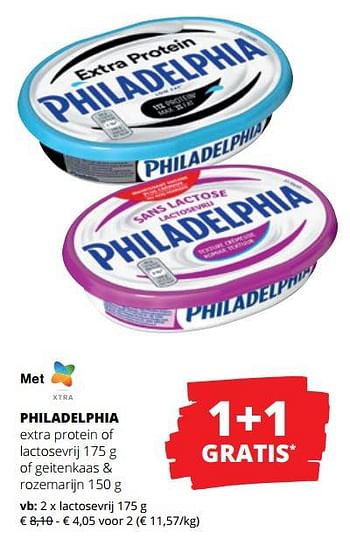Promoties Philadelphia lactosevrij - Philadelphia - Geldig van 09/03/2023 tot 22/03/2023 bij Spar (Colruytgroup)