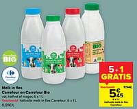 Halfvolle melk in fles carrefour-Huismerk - Carrefour 