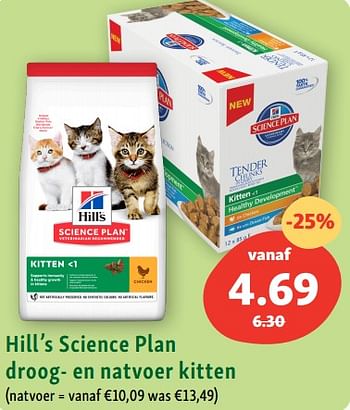 Promoties Hill’s science plan droog- en natvoer kitten - Hill's - Geldig van 27/03/2023 tot 01/04/2023 bij Maxi Zoo