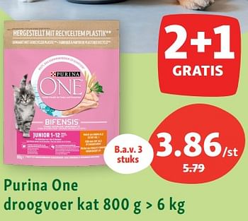 Promoties Purina one droogvoer kat - Purina - Geldig van 27/03/2023 tot 01/04/2023 bij Maxi Zoo