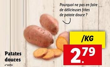 Promotions Patates douces - Produit maison - Lidl - Valide de 15/03/2023 à 21/03/2023 chez Lidl