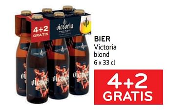Promoties Bier victoria 4+2 gratis - Victoria - Geldig van 22/03/2023 tot 04/04/2023 bij Alvo