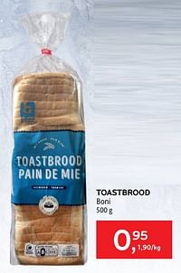 Toastbrood boni-Boni