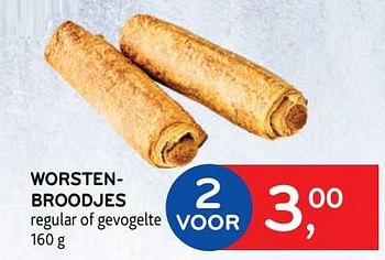 Promoties Worstenbroodjes - Huismerk - Alvo - Geldig van 22/03/2023 tot 04/04/2023 bij Alvo