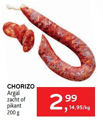 Promotions Chorizo argal - Argal - Valide de 22/03/2023 à 04/04/2023 chez Alvo