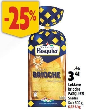 Promoties Lekkere brioche pasquier - Brioche pasquier - Geldig van 08/03/2023 tot 14/03/2023 bij Smatch
