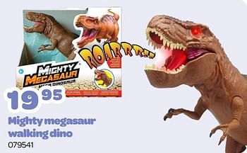 Promoties Mighty megasaur walking dino - Huismerk - Happyland - Geldig van 07/03/2023 tot 15/04/2023 bij Happyland