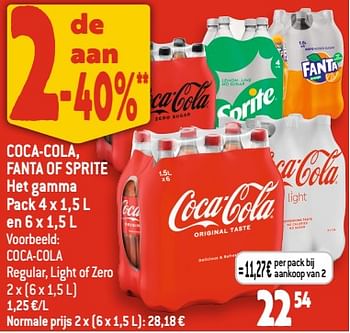 Promoties Coca-cola, fanta of sprite - Huismerk - Smatch - Geldig van 08/03/2023 tot 14/03/2023 bij Smatch