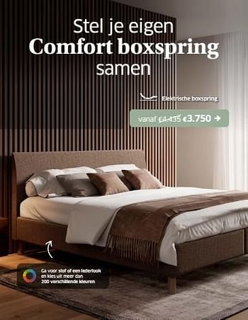 Promoties Comfort boxspring elektrische - Huismerk - Sleeplife - Geldig van 10/03/2023 tot 18/03/2023 bij Sleeplife