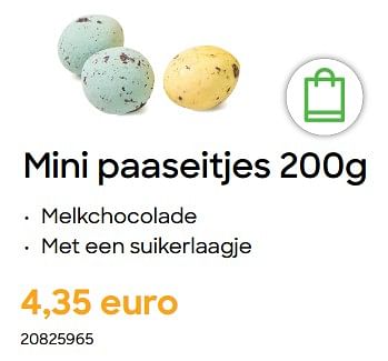Promoties Mini paaseitjes - Huismerk - Ava - Geldig van 08/03/2023 tot 24/04/2023 bij Ava