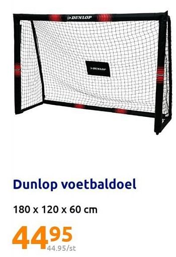 Promoties Dunlop voetbaldoel - Dunlop - Geldig van 08/03/2023 tot 14/03/2023 bij Action