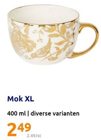 Promoties Mok xl - Huismerk - Action - Geldig van 08/03/2023 tot 14/03/2023 bij Action
