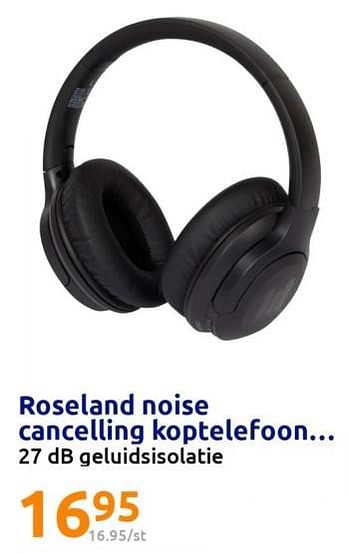 Promoties Roseland noise cancelling koptelefoon - Roseland - Geldig van 08/03/2023 tot 14/03/2023 bij Action