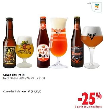 Promoties Cuvée des trolls bière blonde forte - Cuvée des Trolls - Geldig van 08/03/2023 tot 21/03/2023 bij Colruyt