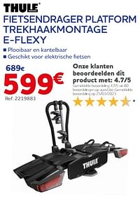 Fietsendrager platform trekhaakmontage e-flexy-Thule