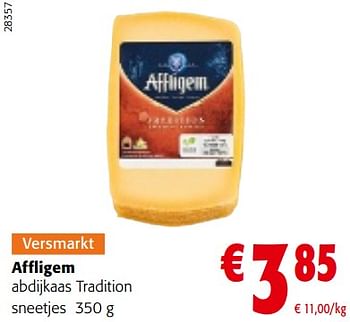 Promoties Affligem abdijkaas tradition sneetjes - Affligem - Geldig van 08/03/2023 tot 21/03/2023 bij Colruyt