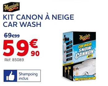 Promotions Kit canon à neige car wash - meguiar's - Valide de 09/03/2023 à 09/05/2023 chez Auto 5