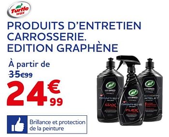 Promotions Produits d’entretien carrosserie edition graphène - Turtle wax - Valide de 09/03/2023 à 09/05/2023 chez Auto 5