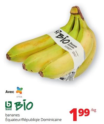Promotions Bananes - Boni - Valide de 09/03/2023 à 22/03/2023 chez Spar (Colruytgroup)
